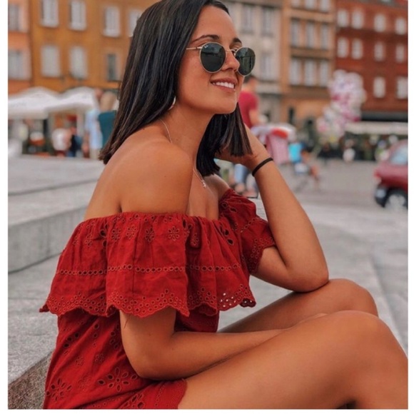 NWT Zara Embroidered jumpsuit With Perforation - Picture 8 of 8